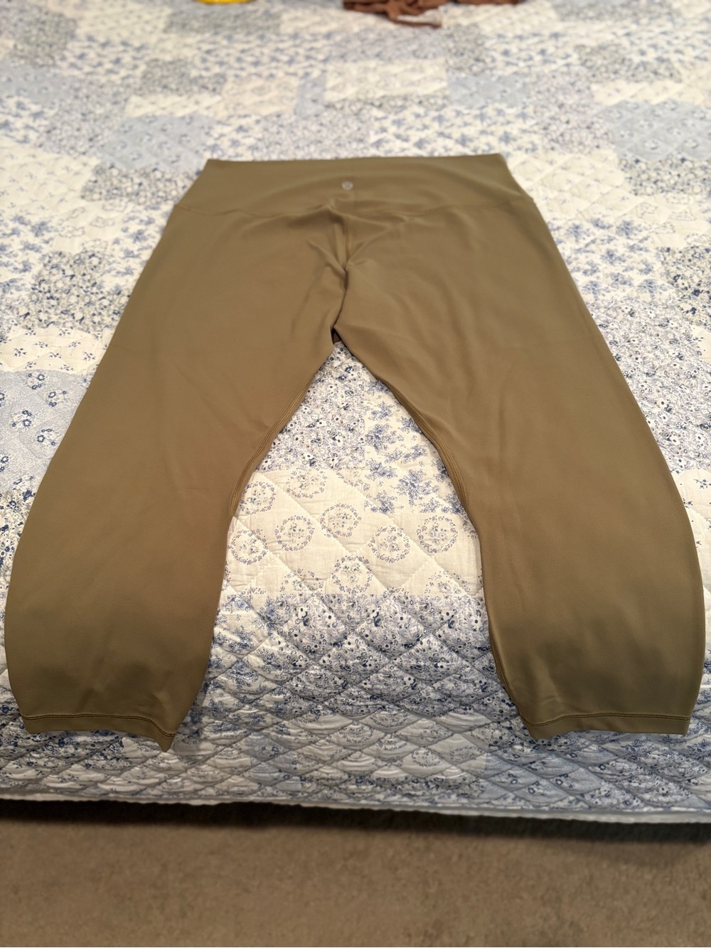 Olive Green High-Waist Leggings